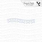 banner with heart-shapes and 'Penguin Feats' branding at the top.