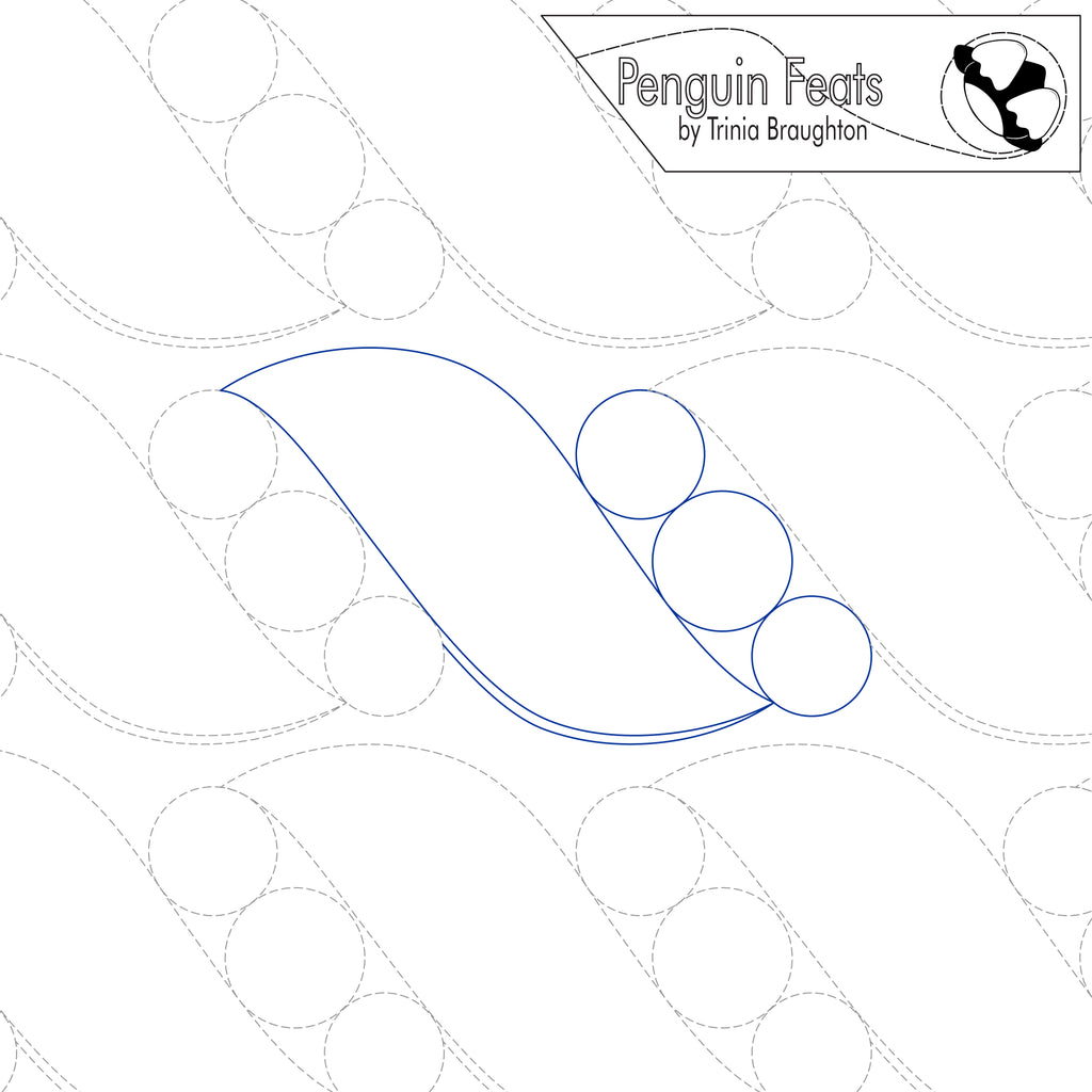 Bead Rope Digital Quilting Design