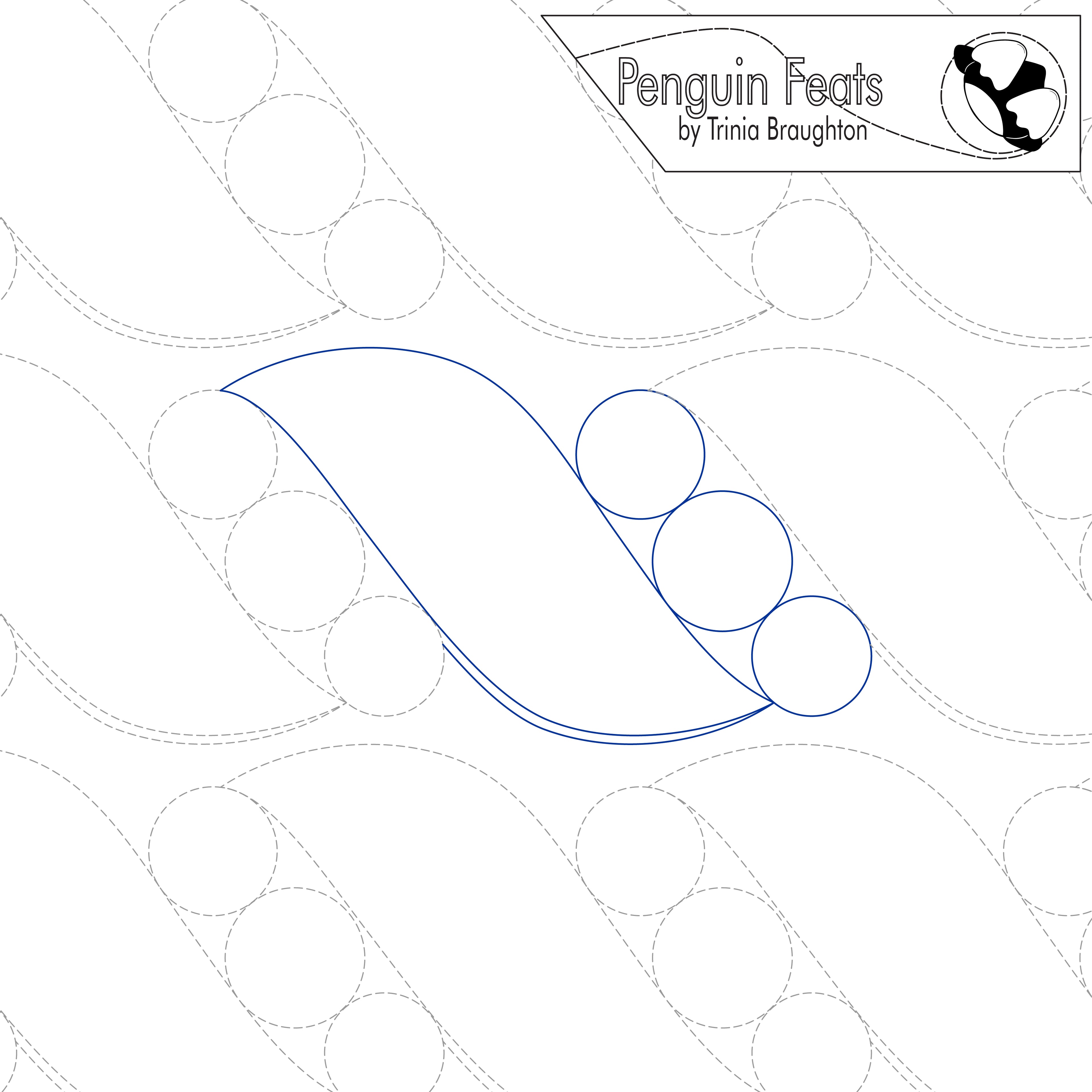Bead Rope Digital Quilting Design