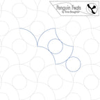 Design with concentric circles and 'Penguin Feats' branding at the top.