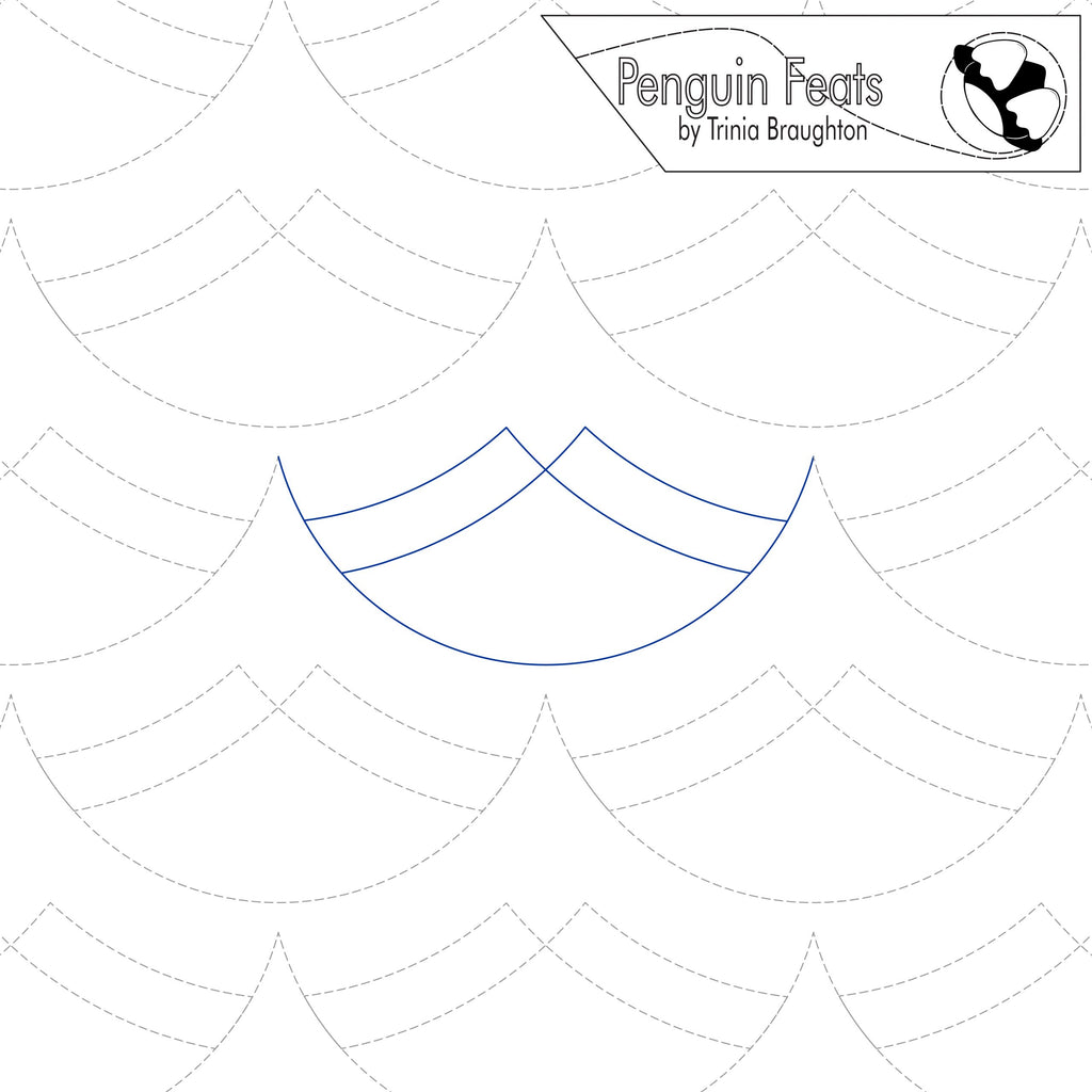 Choppy Digital Quilting Design