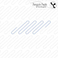 Patterned background with blue lines and 'Penguin Feats' branding.
