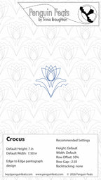Design of a flower with text and branding at the top on a white background