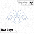 Dot rays design with 'Penguin Feats' branding at the top