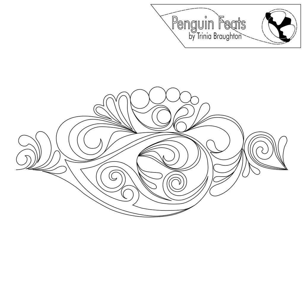 Drop Wave Digital Embroidery Design
