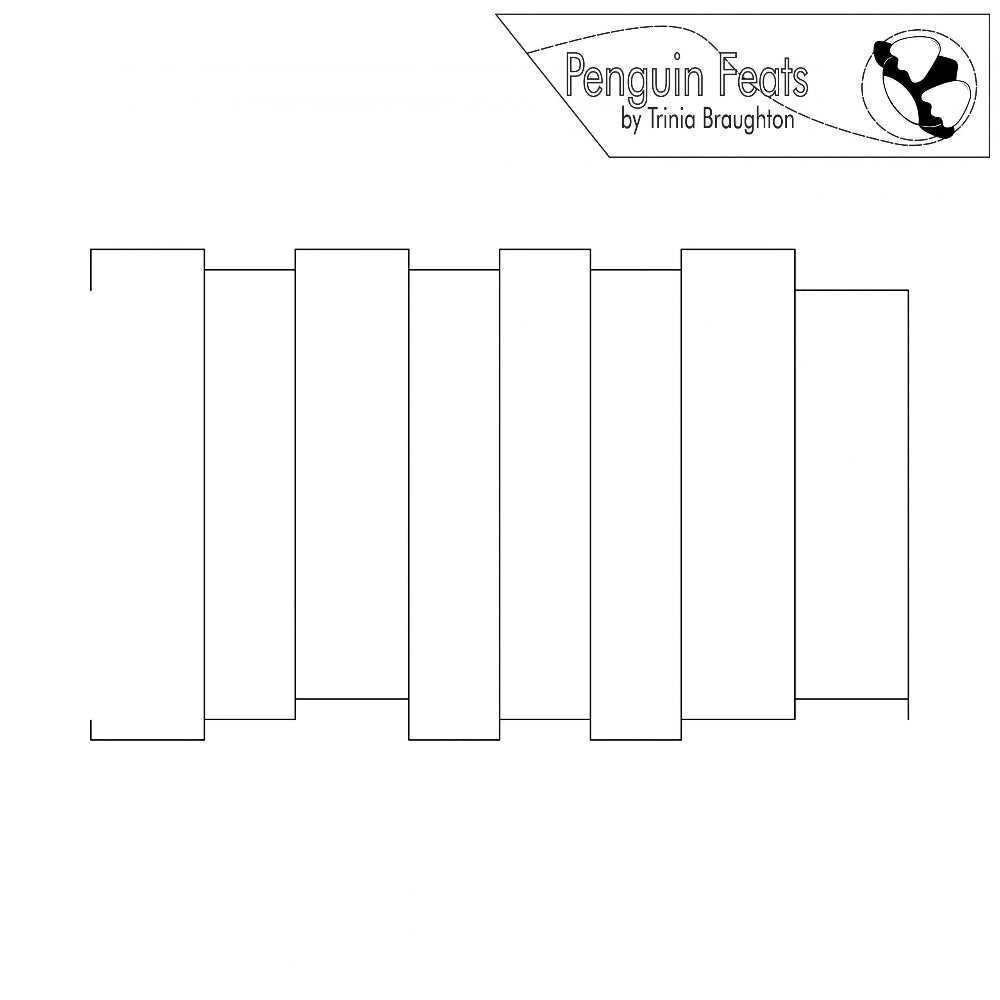 Blank outline of a box with 'Penguin Feats' branding at the top