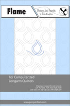 Flame Digital Quilting Design