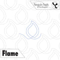 Flame Digital Quilting Design