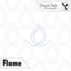 Flame Digital Quilting Design