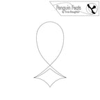 Outline of a fish shape with 'Penguin Feats by Trinia Braughton' logo at the top.