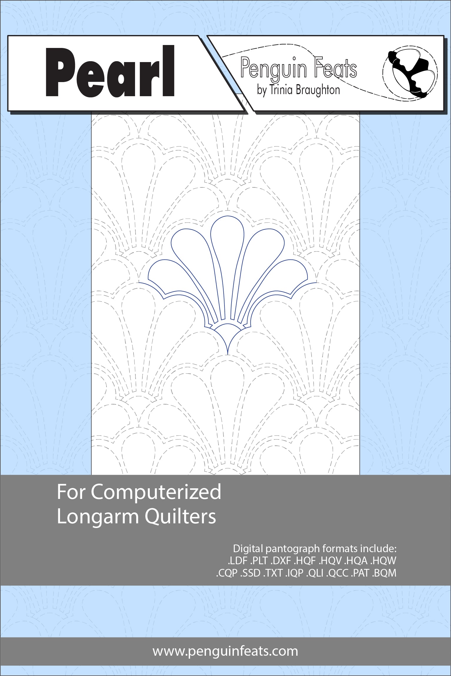 Pearl Digital Quilting Design