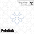 Design for 'Petalink' by Triniaa Braughton on a geometric patterned background
