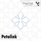 Design for 'Petalink' by Triniaa Braughton on a geometric patterned background