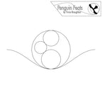 Outline of multiple circles on a wave with 'Penguin Feats' logo at the top
