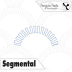 Design layout with 'Penguin Feats' branding and 'Segmental' text on a white background.