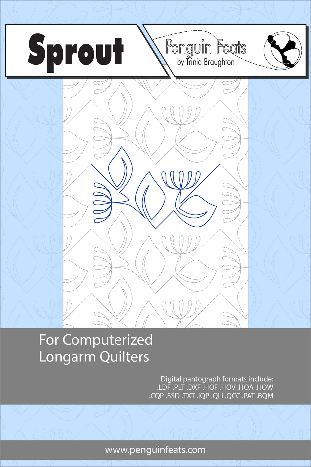 Sprout Digital Quilting Design