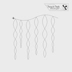 Icicles Digital Quilting Design