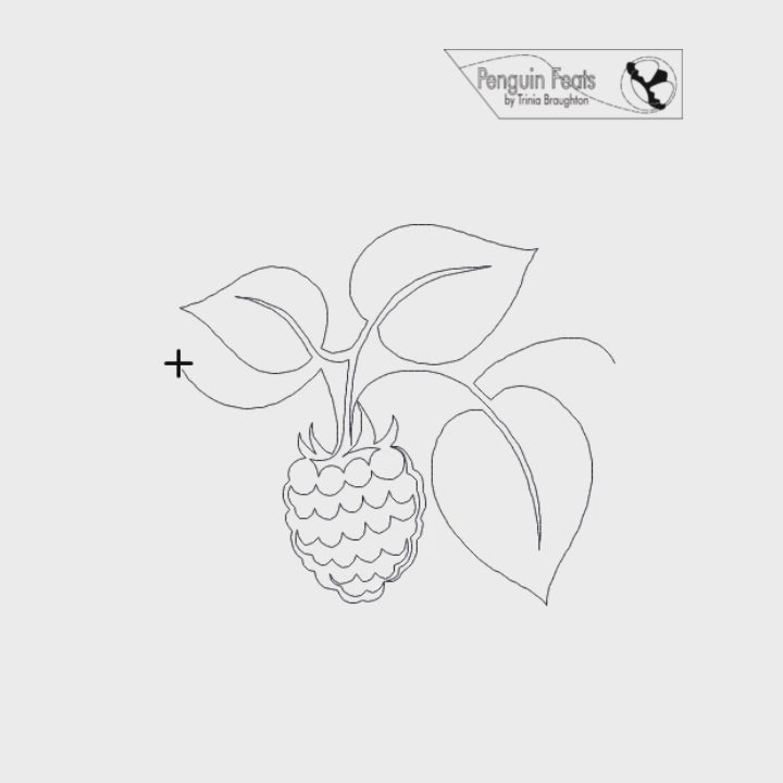 Berry Good Digital Quilting Design
