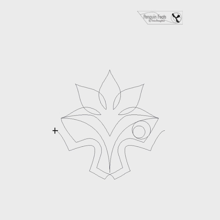 Lilium Digital Quilting Design