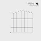Picket Gate Digital Quilting Design