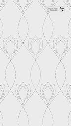 animated stitching of Tulip Vine design