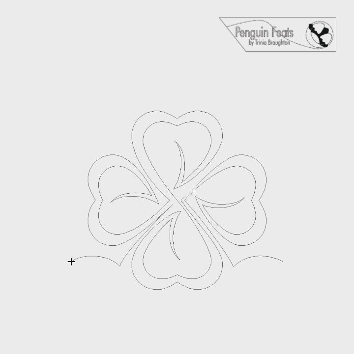 Lucky Digital Quilting Design