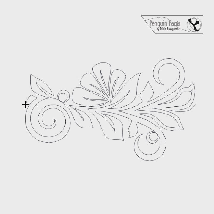 Posy Digital Quilting Design