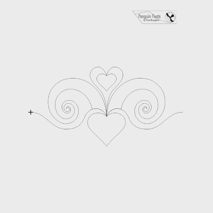 Lovetwine Digital Quilting Design