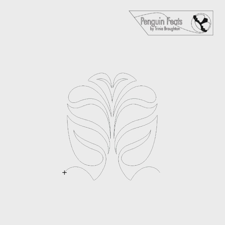 Sapling Digital Quilting Design
