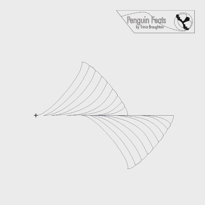 Riffle Digital Quilting Design