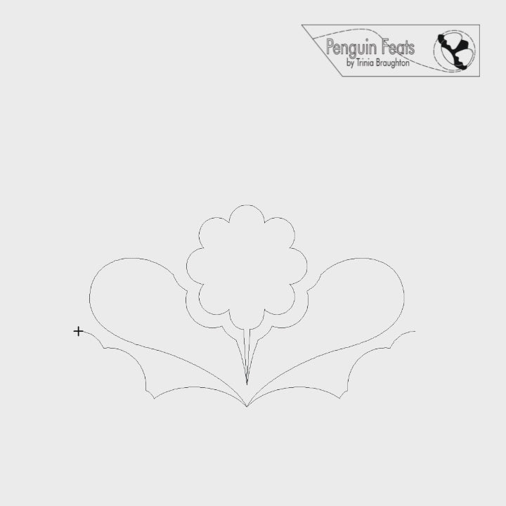 Flower Digital Quilting Design