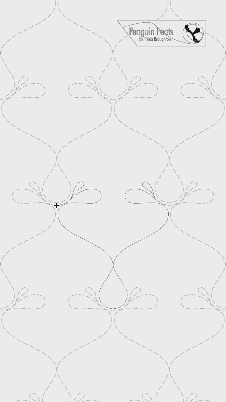 Splashes Digital Quilting Design
