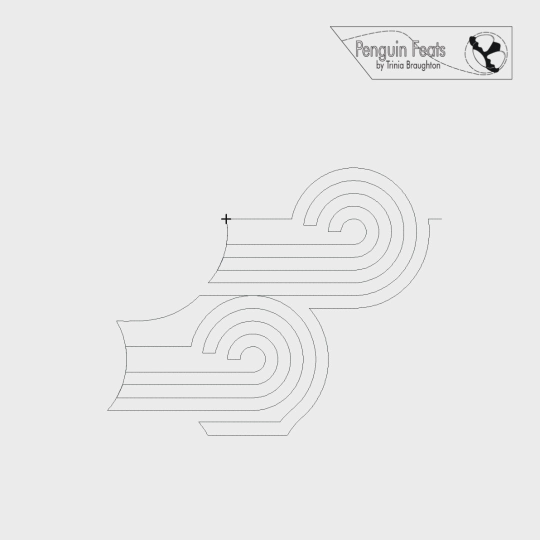 Rollup Digital Quilting Design