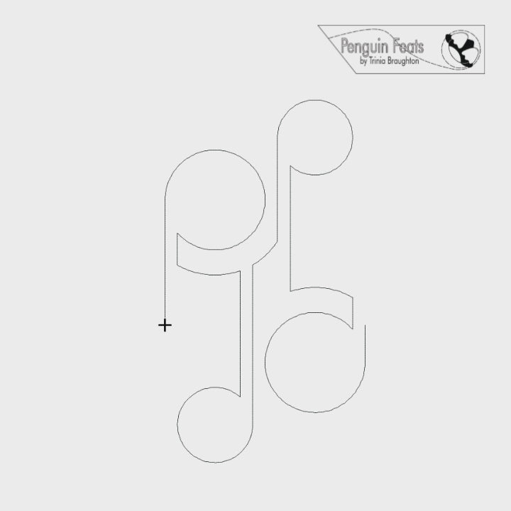 Safety Pin Digital Quilting Design