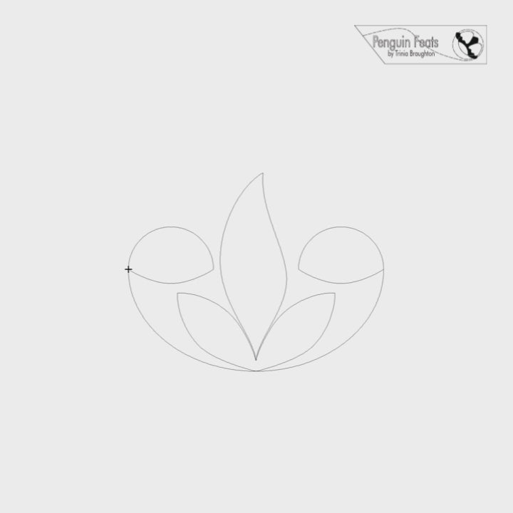 Seedling Digital Quilting Design